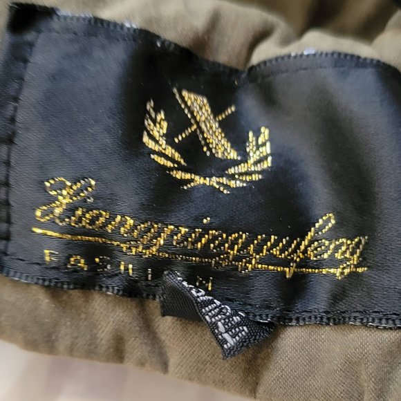 Eolvin Klein Khaki Hooded Puffer Vest Size Small - Picture 12 of 13